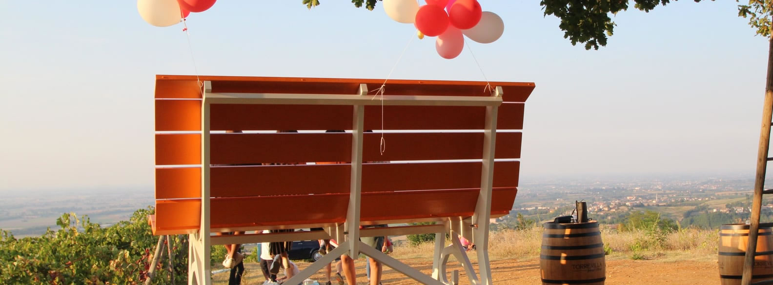 Big Bench, Panchine Giganti Oltrepò Pavese
